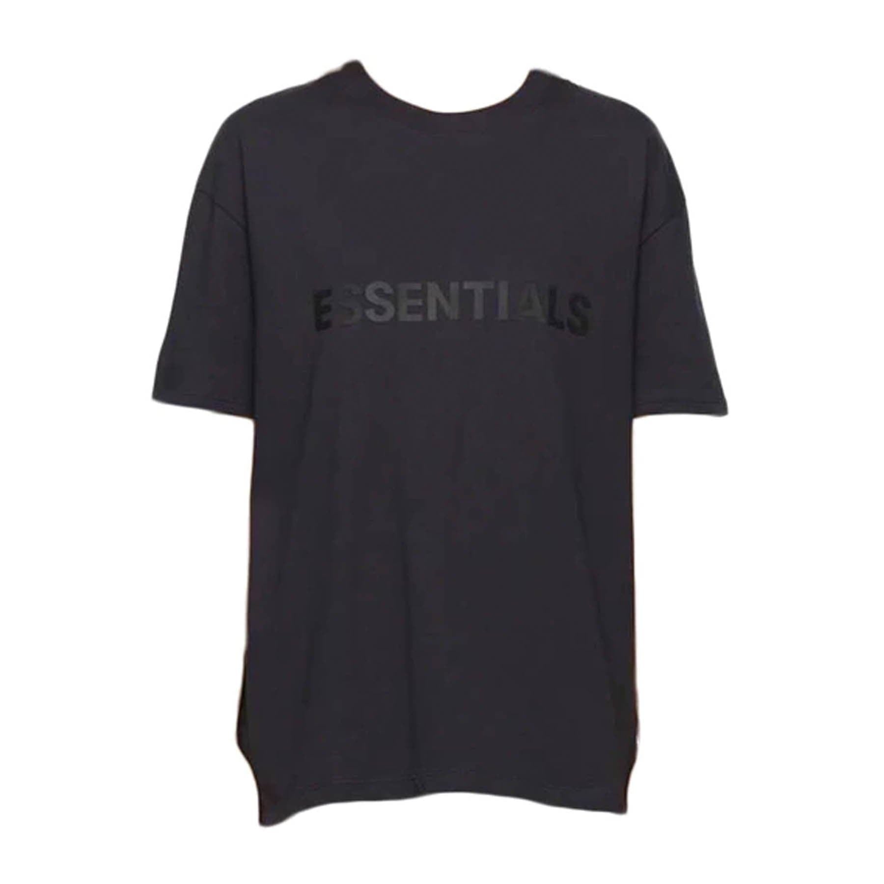 FEAR OF GOD ESSENTIALS x SSENSE Boxy T-Shirt Applique Logo Dark Navy - Kick Game
