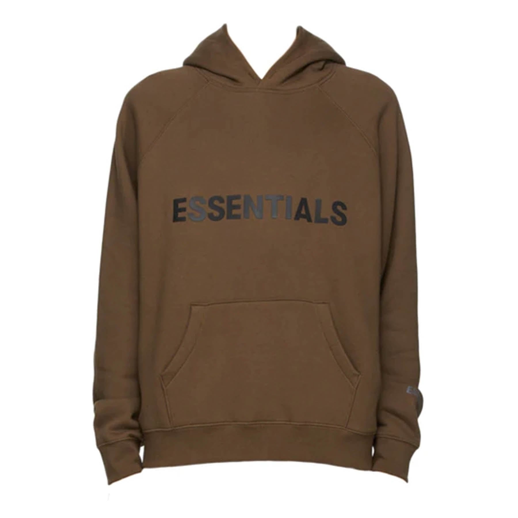FEAR OF GOD ESSENTIALS x SSENSE Pullover Hoodie Applique Logo Rain Drum - Kick Game