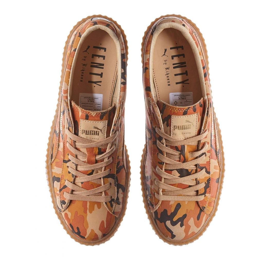 Rihanna x PUMA Suede Creeper Orange Camo - Kick Game