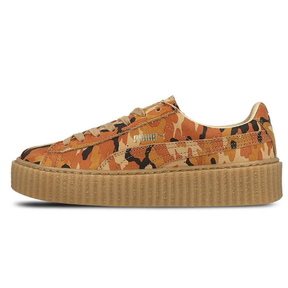 Rihanna x PUMA Suede Creeper Orange Camo - Kick Game