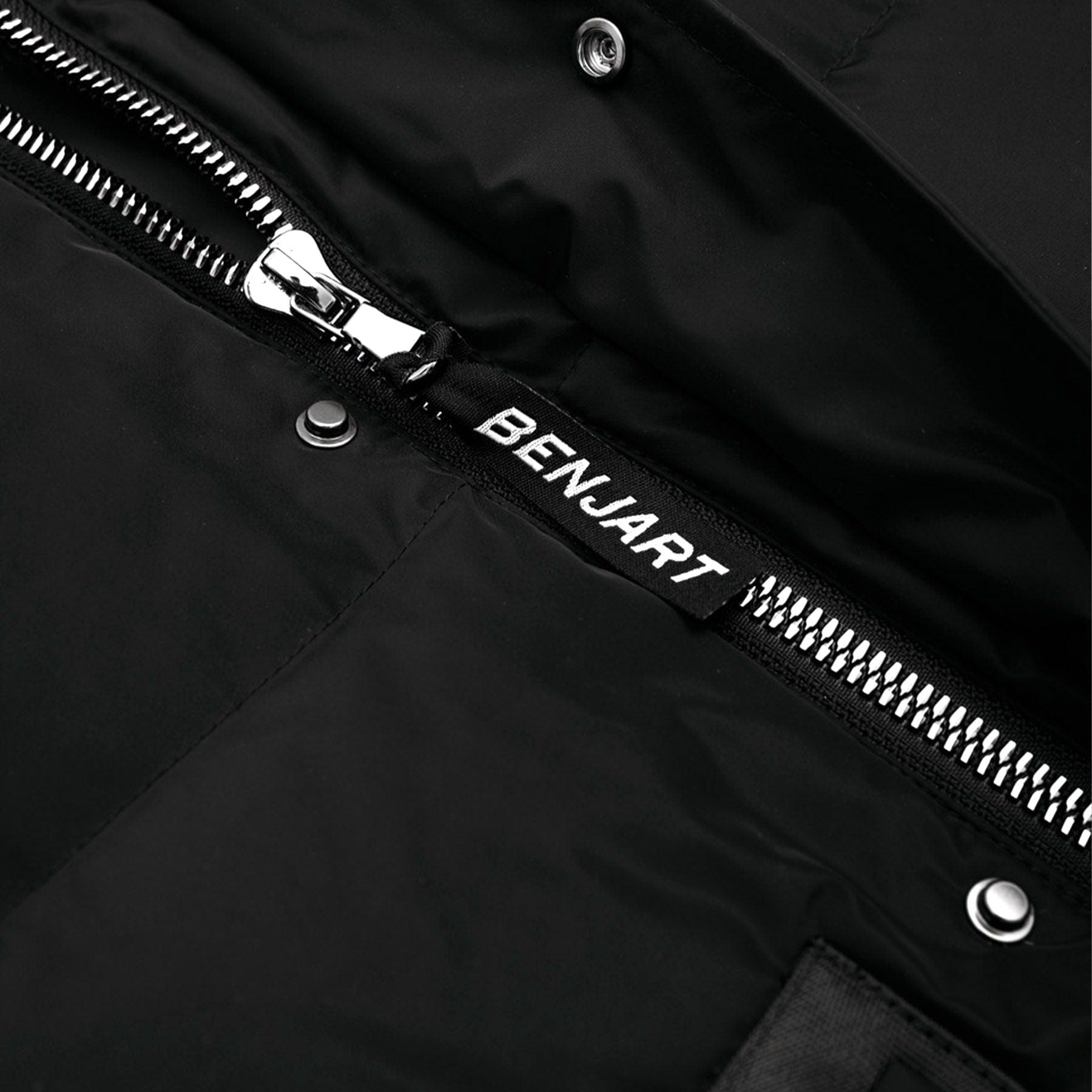 Benjart Fur Parka 'Black' - Kick Game