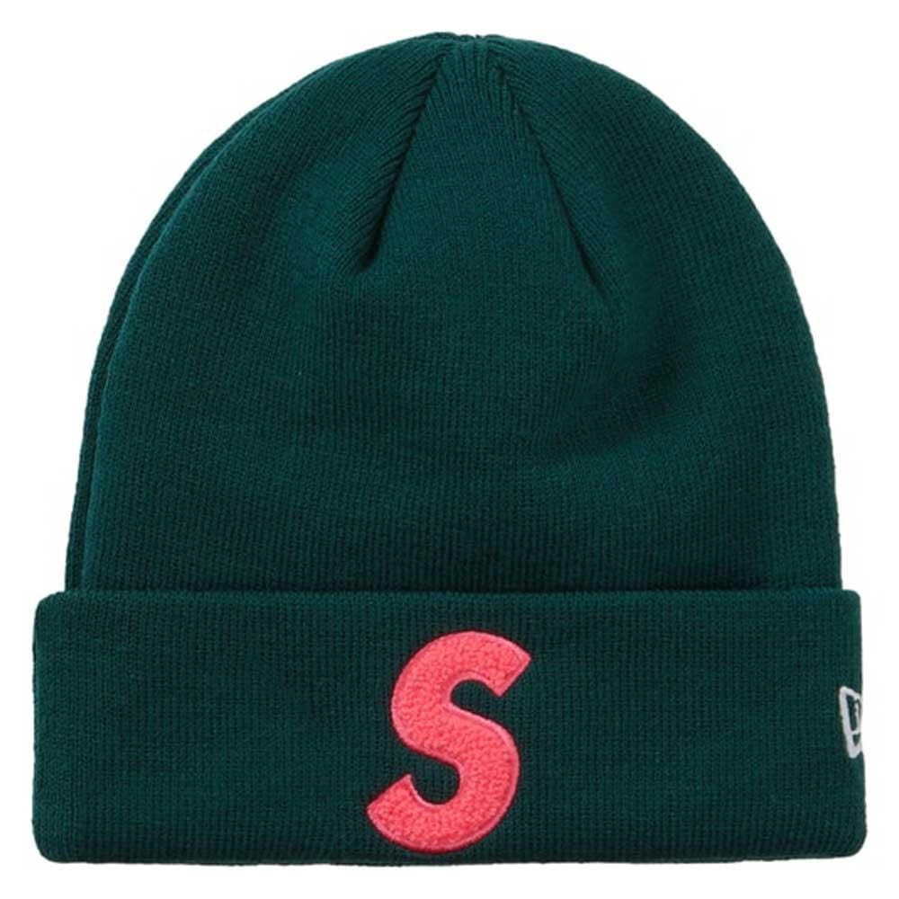 Supreme New Era S Logo Beanie (FW 19) Green - Kick Game