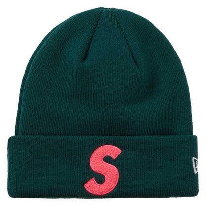 Supreme New Era S Logo Beanie (FW 19) Green - Kick Game