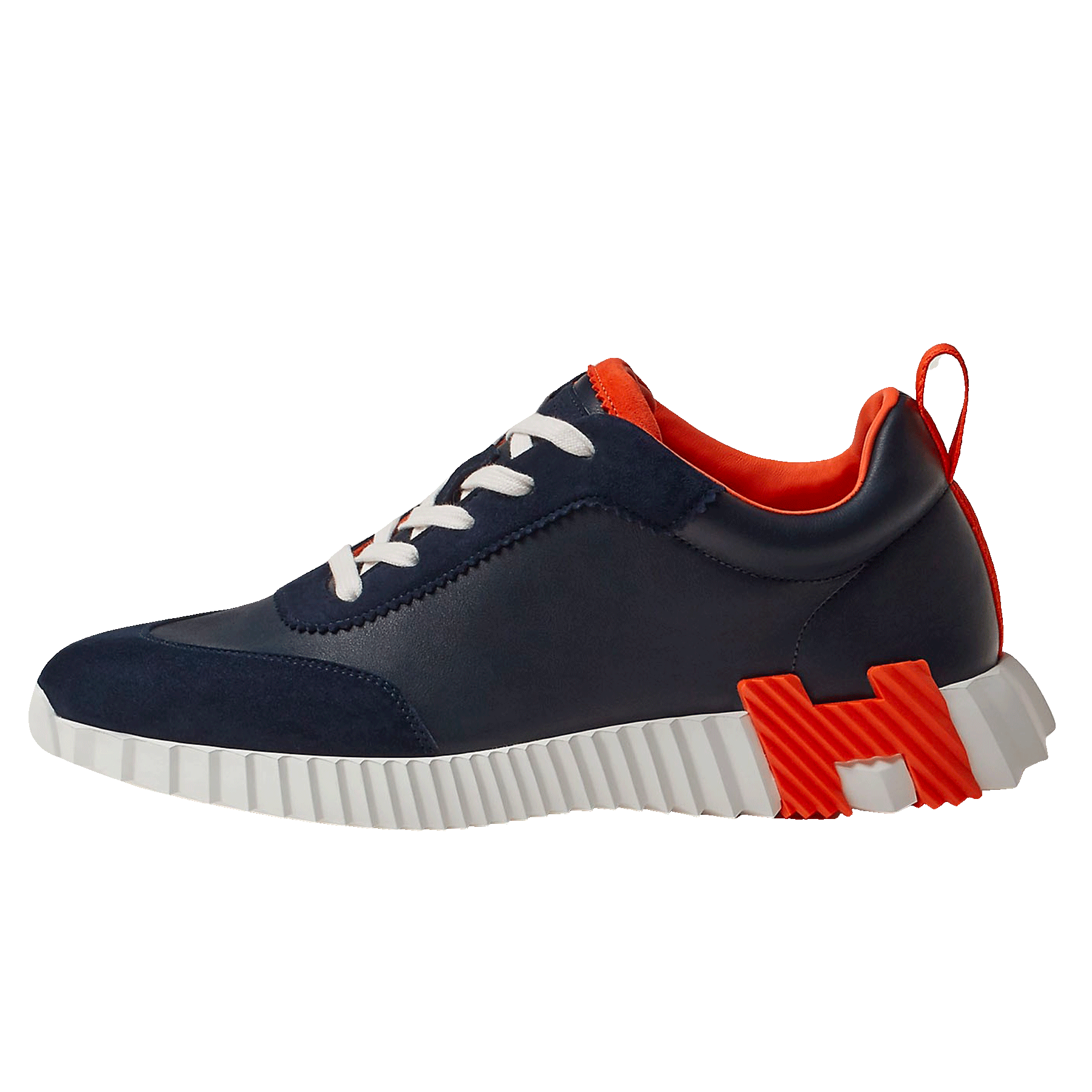 Hermès Paris Bouncing Sneaker 'Marine/Orange' - Kick Game