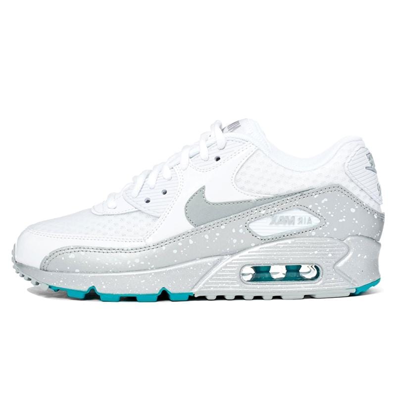 Nike Air Max 90 White-Silver - Kick Game