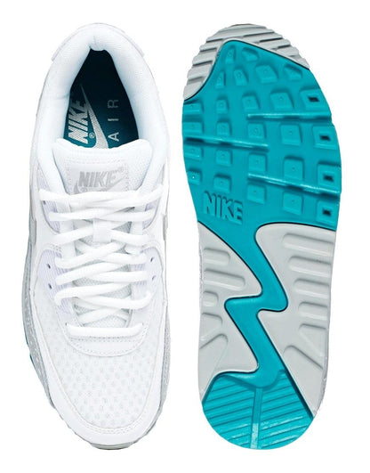 Nike Air Max 90 White-Silver - Kick Game
