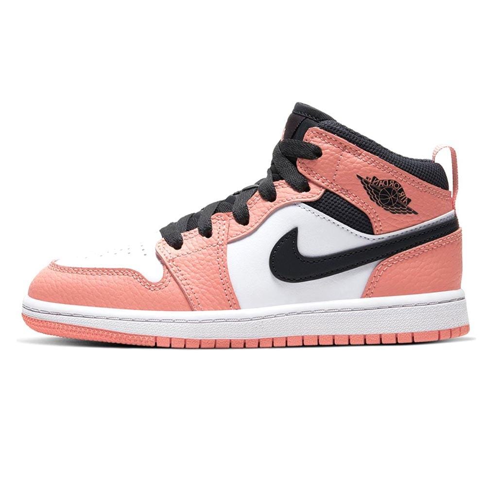 Air Jordan 1 Mid Children's 'Pink Quartz' (PS) - UrlfreezeShops