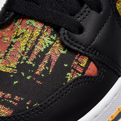 Air Jordan 1 Mid GS 'Black Laser Orange' - Kick Game