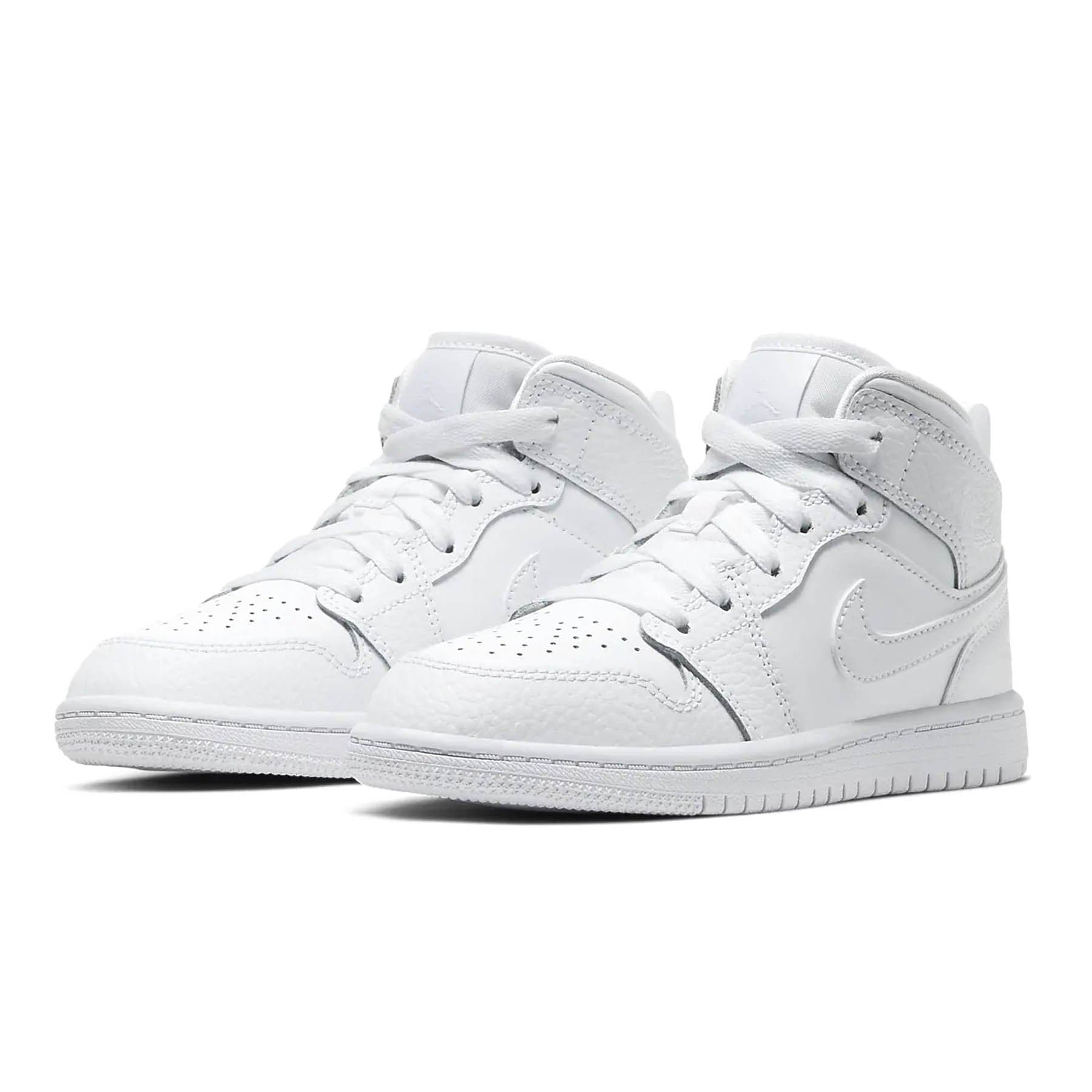Air Jordan 1 Mid PS Triple White - Kick Game