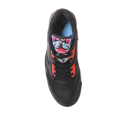 Air Jordan 5 Retro Low Black Crimson 'CNY' - Kick Game