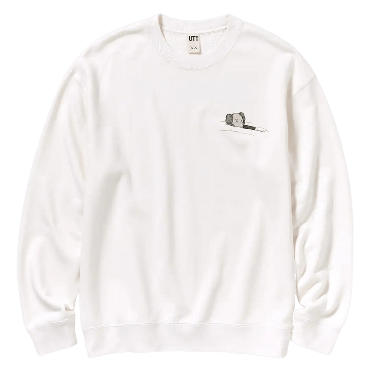 KAWS x UNIQLO UT Graphic Sweatshirt 'White' - UrlfreezeShops