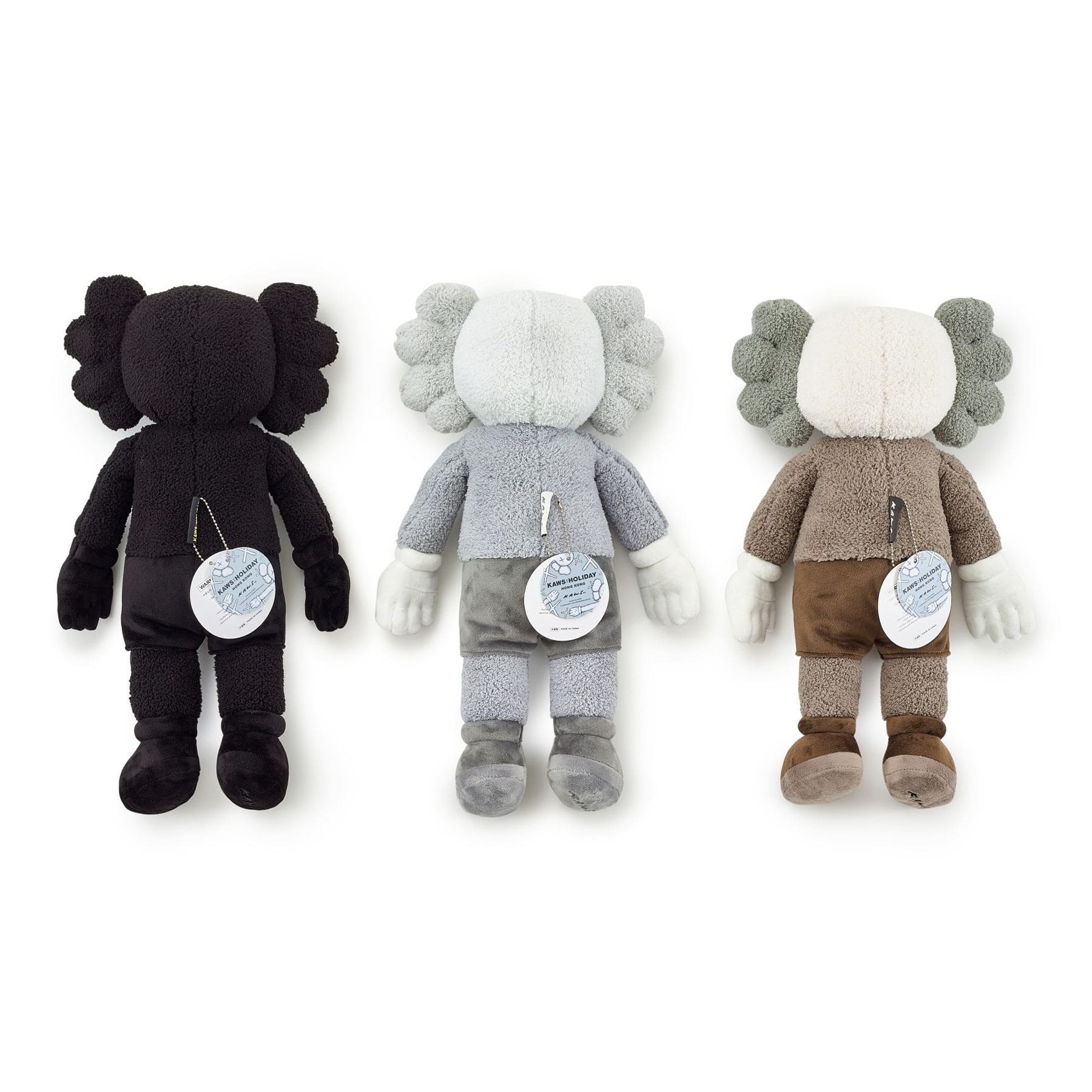 KAWS HOLIDAY Hong Kong Limited 20" Plush Set 'Multi' - Kick Game