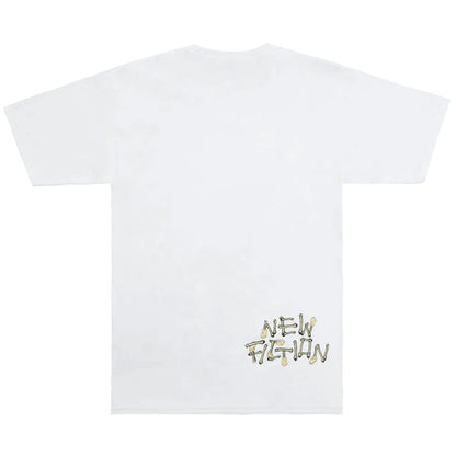 KAWS Skeleton New Fiction Bone T-Shirt 'White' - Kick Game