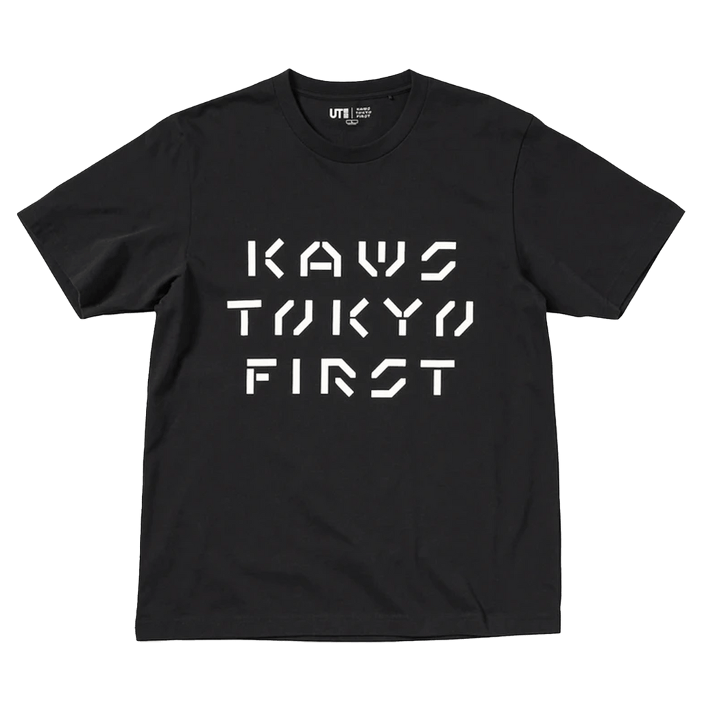 KAWS x Uniqlo Tokyo First Tee (Asia Sizing) Black - JuzsportsShops