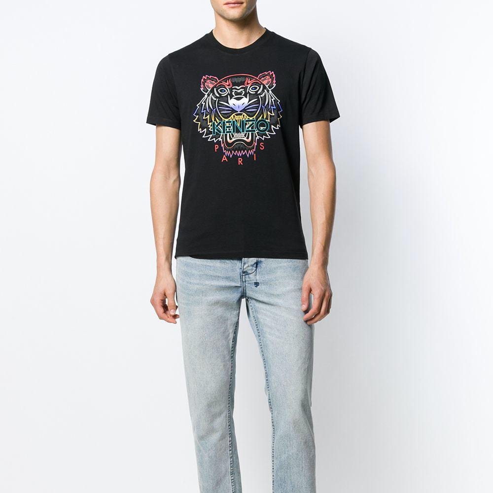Kenzo Tiger head T-Shirt 'Black' - Kick Game