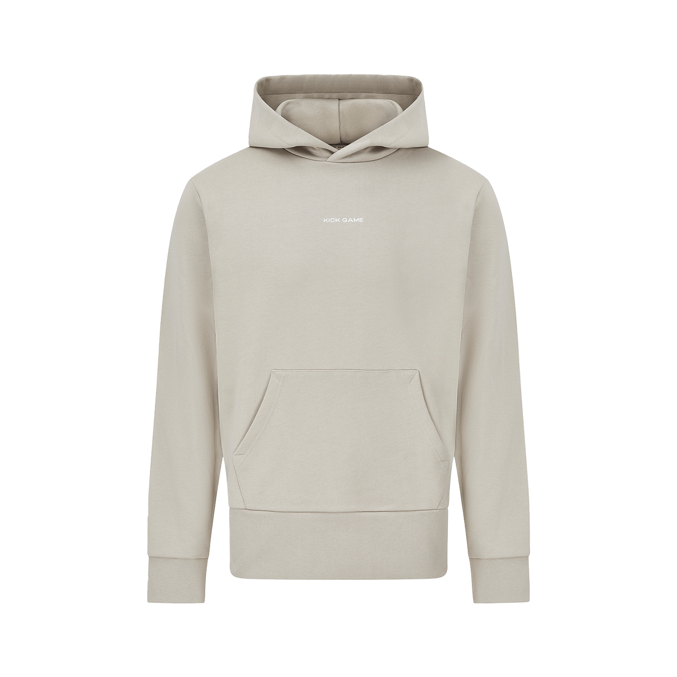 Kick Game Logo Hoodie 'Feather Grey' - Kick Game