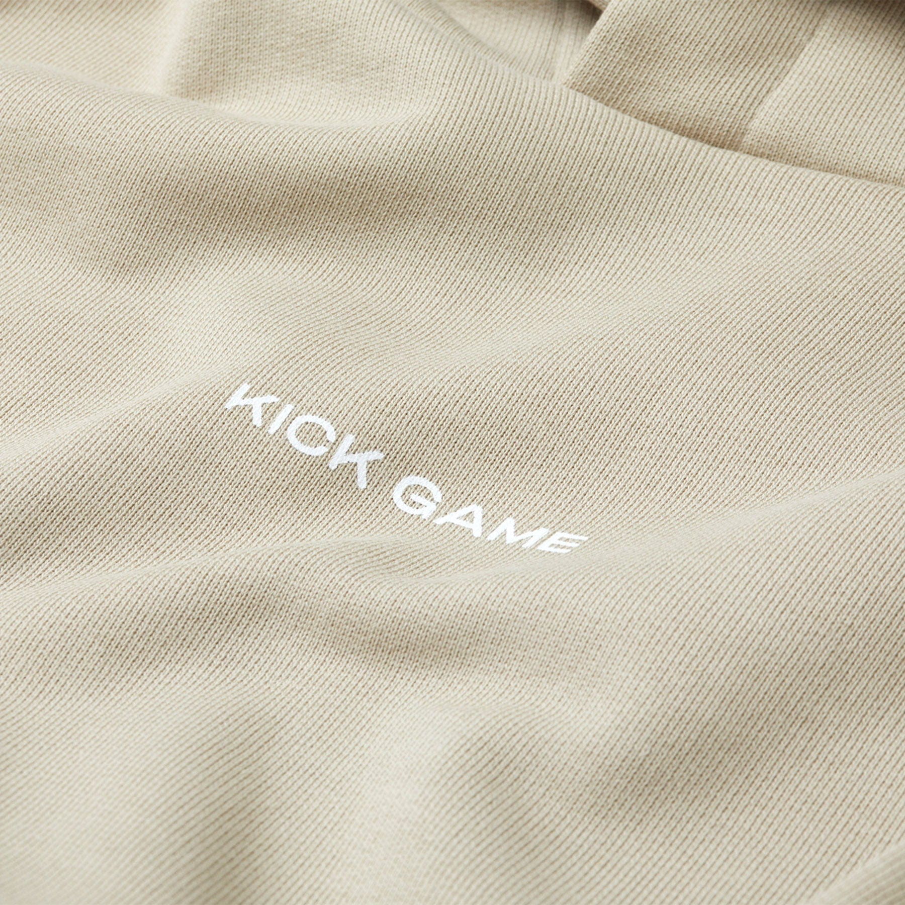Kick Game Logo Hoodie 'Feather Grey' - Kick Game