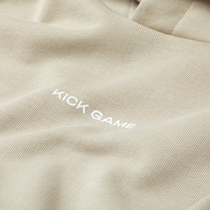 Kick Game Logo Hoodie 'Feather Grey' - Kick Game