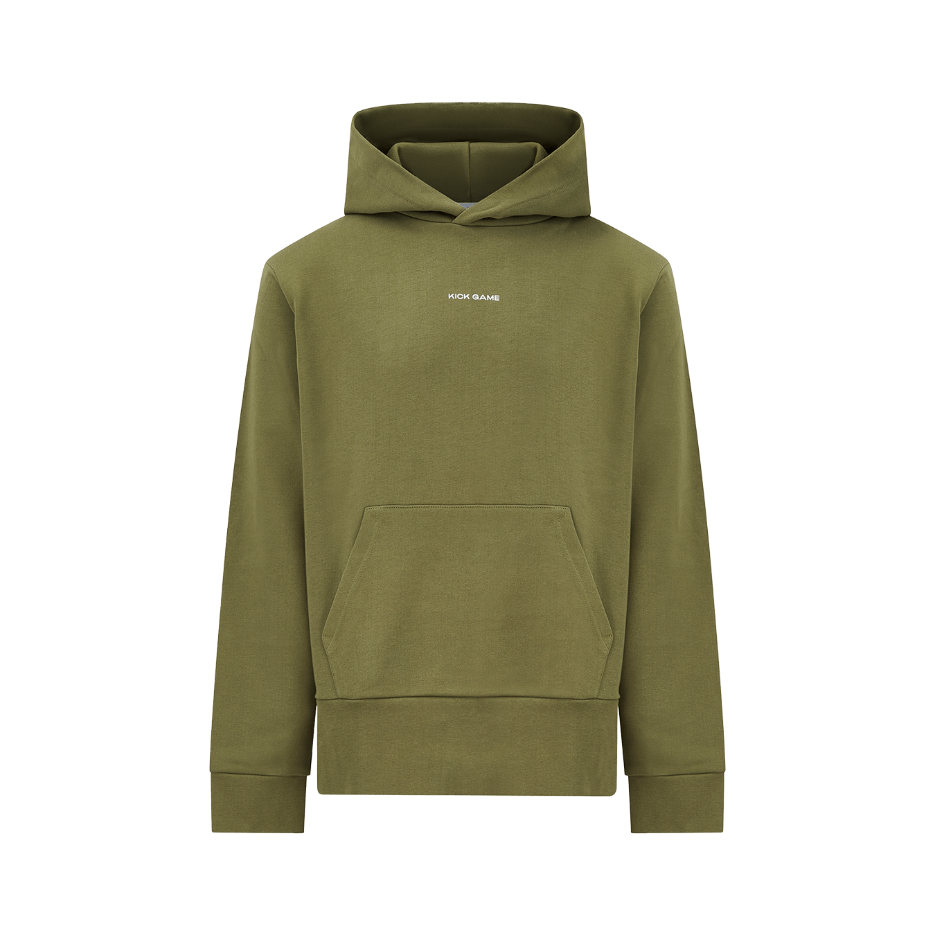 Kick Game Logo Hoodie 'Olive' - Kick Game