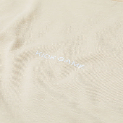 Kick Game Logo T-Shirt 'Butter Cream' - Kick Game