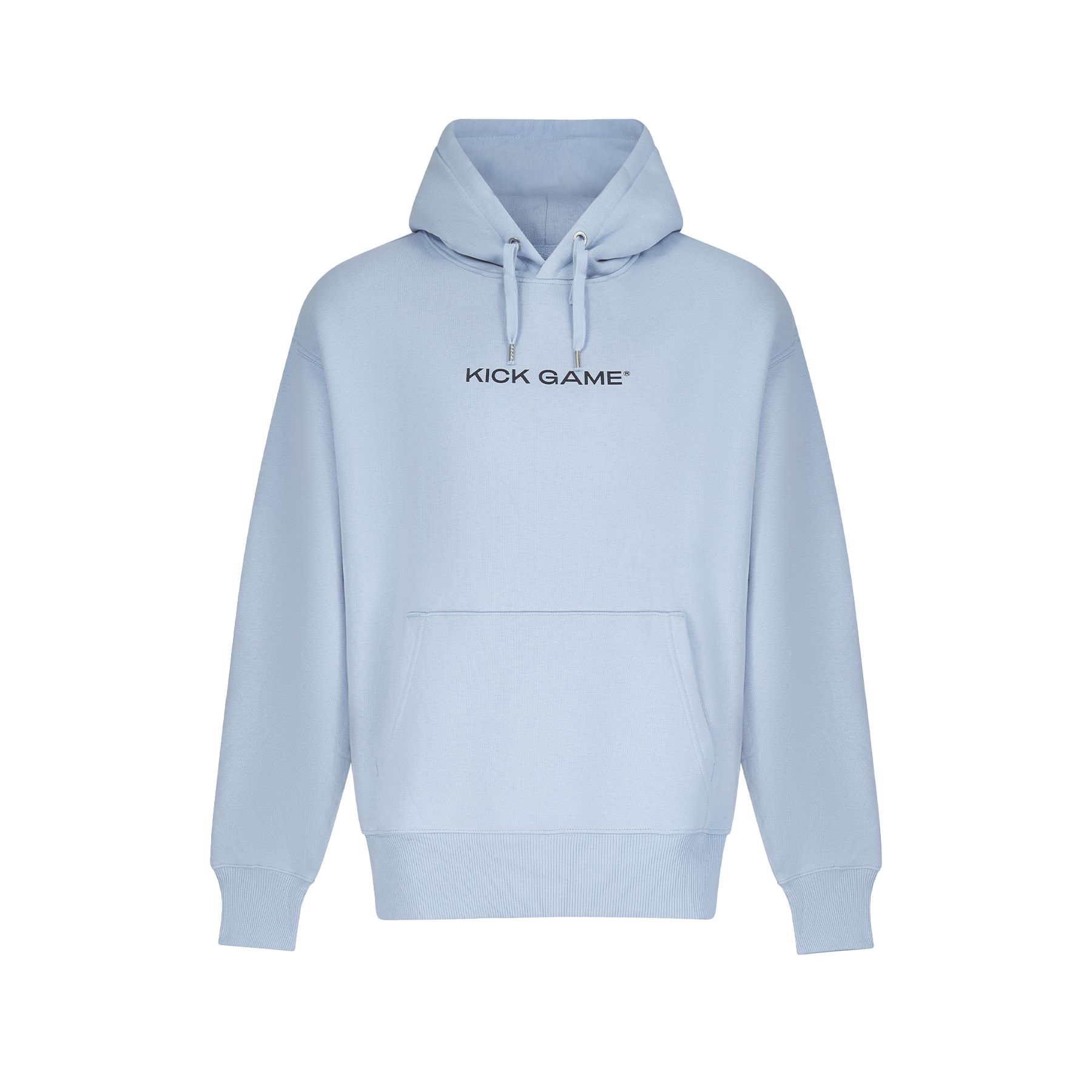Kick Game Logo Hoodie 'Light Blue' - Kick Game