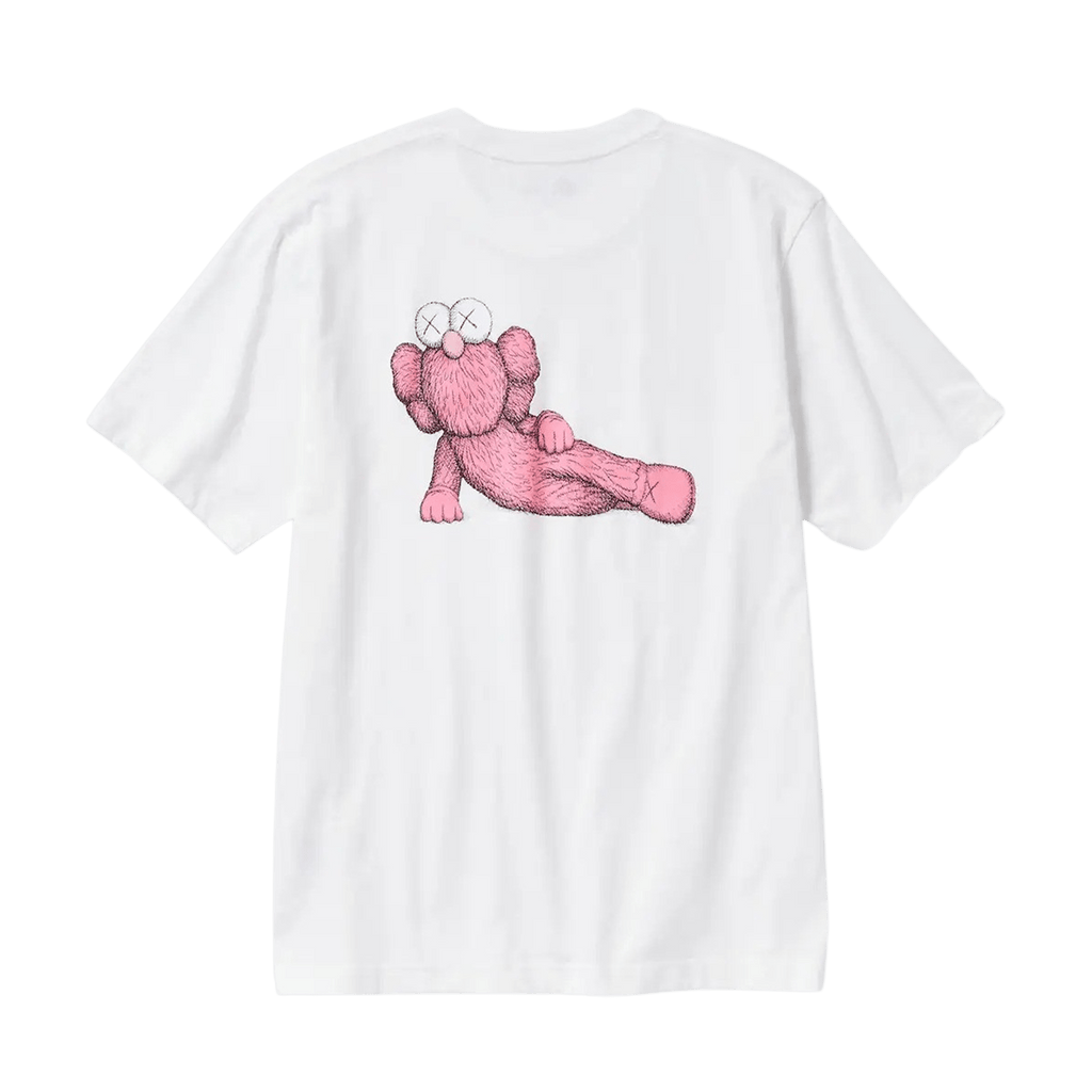 KAWS x UNIQLO UT Graphic T-Shirt Kids 'White Pink' - UrlfreezeShops