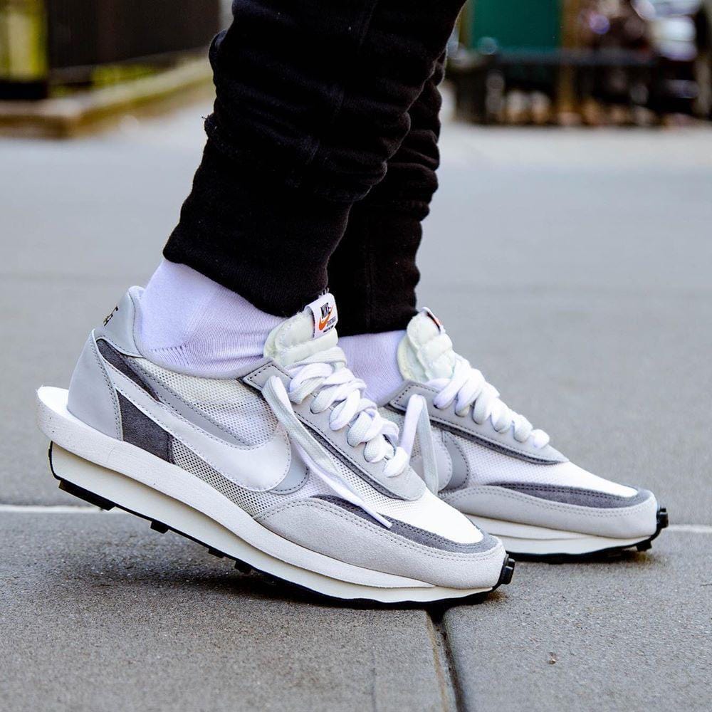 Nike ld waffle sacai white grey Clearance