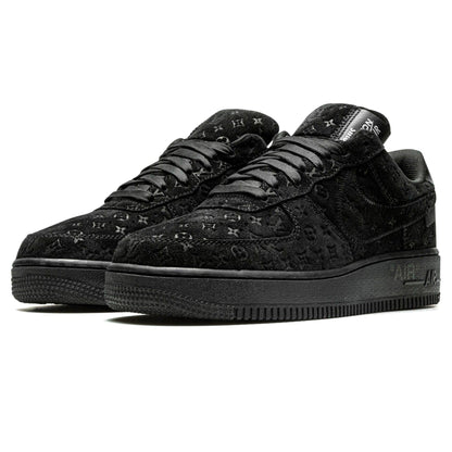 Louis Vuitton Nike Air Force 1 Low By Virgil Abloh Black Anthracite - Kick Game