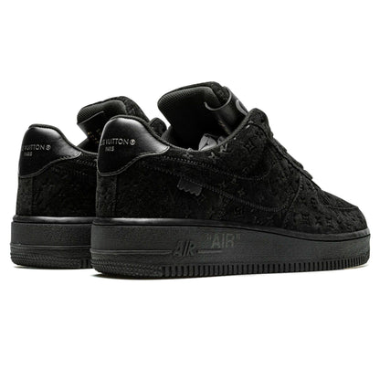 Louis Vuitton Nike Air Force 1 Low By Virgil Abloh Black Anthracite - Kick Game