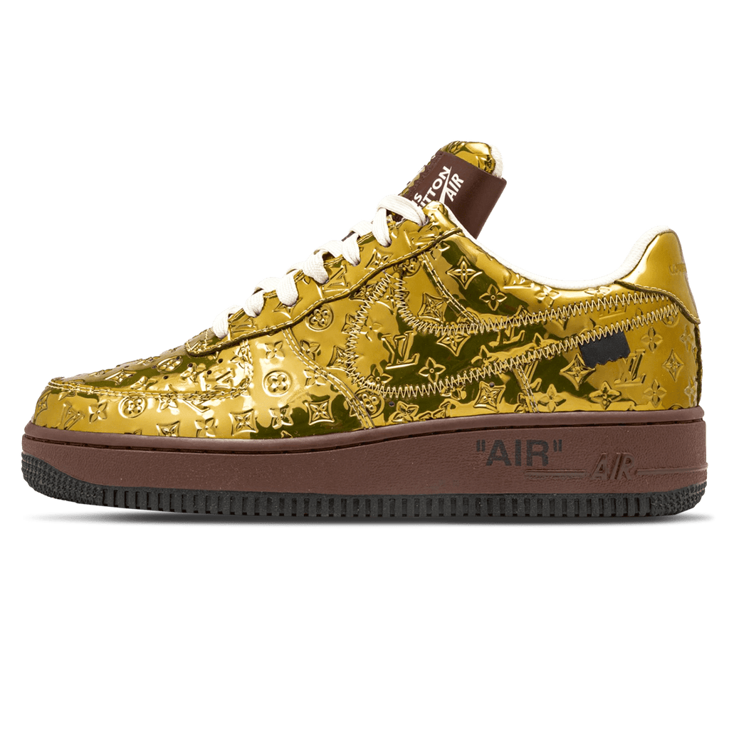 Louis Vuitton Nike Air Force 1 Low By Virgil Abloh Metallic Gold Men's -  Sneakers - US