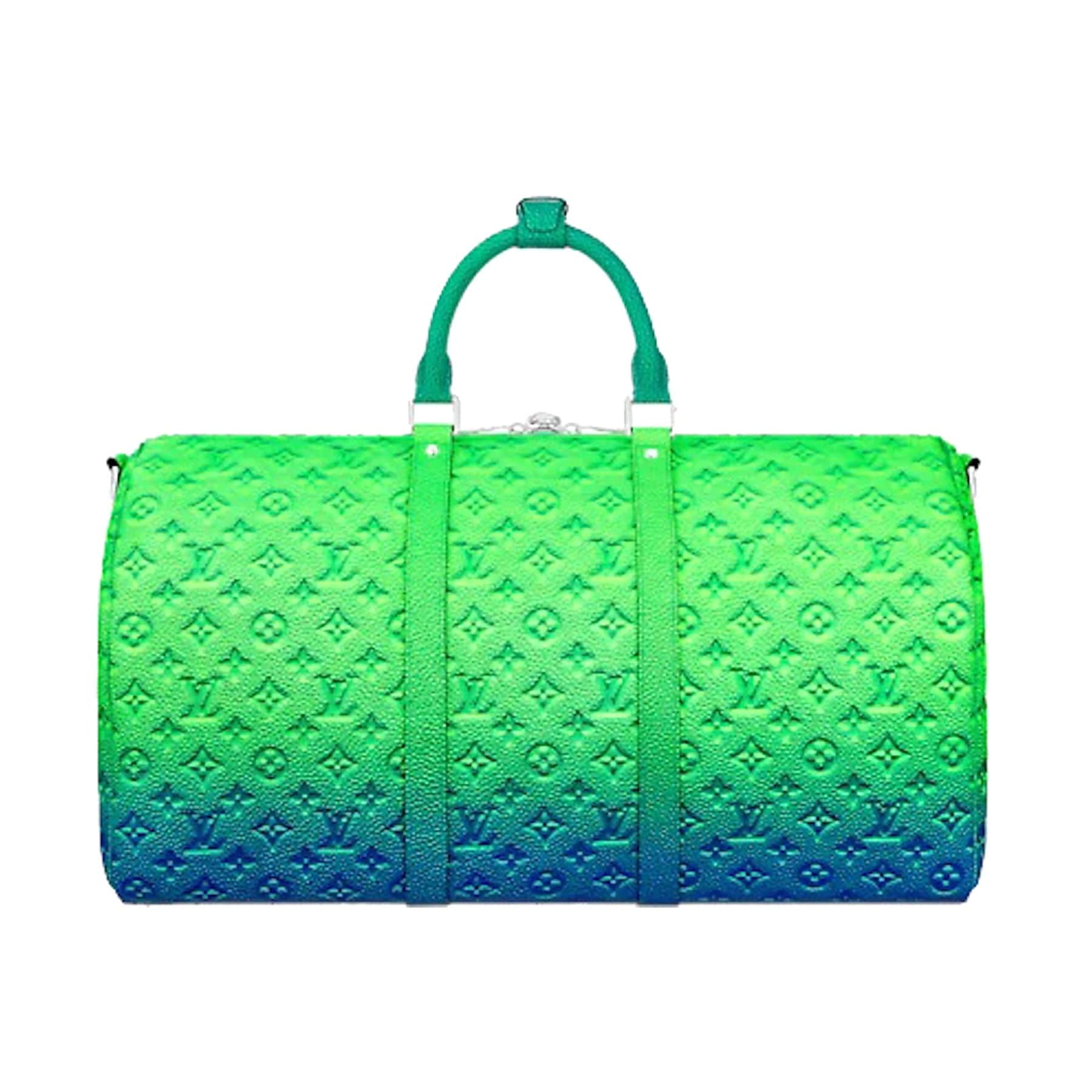 Louis Vuitton Keepall 50B Taurillon Illusion Blue/Green - Kick Game