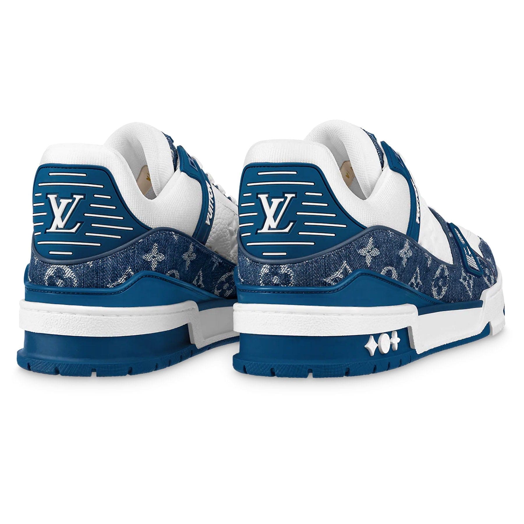 Louis Vuitton Trainer Low 'Monogram Denim' Blue - Kick Game