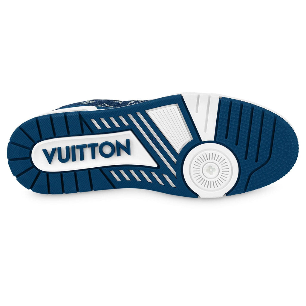 Louis Vuitton Trainer Low 'Monogram Denim' Blue - Kick Game