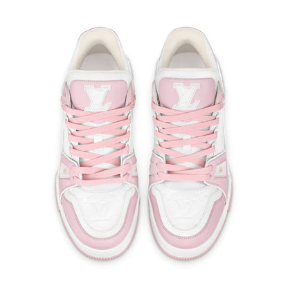 Louis Vuitton Trainer Low White Rose - Kick Game