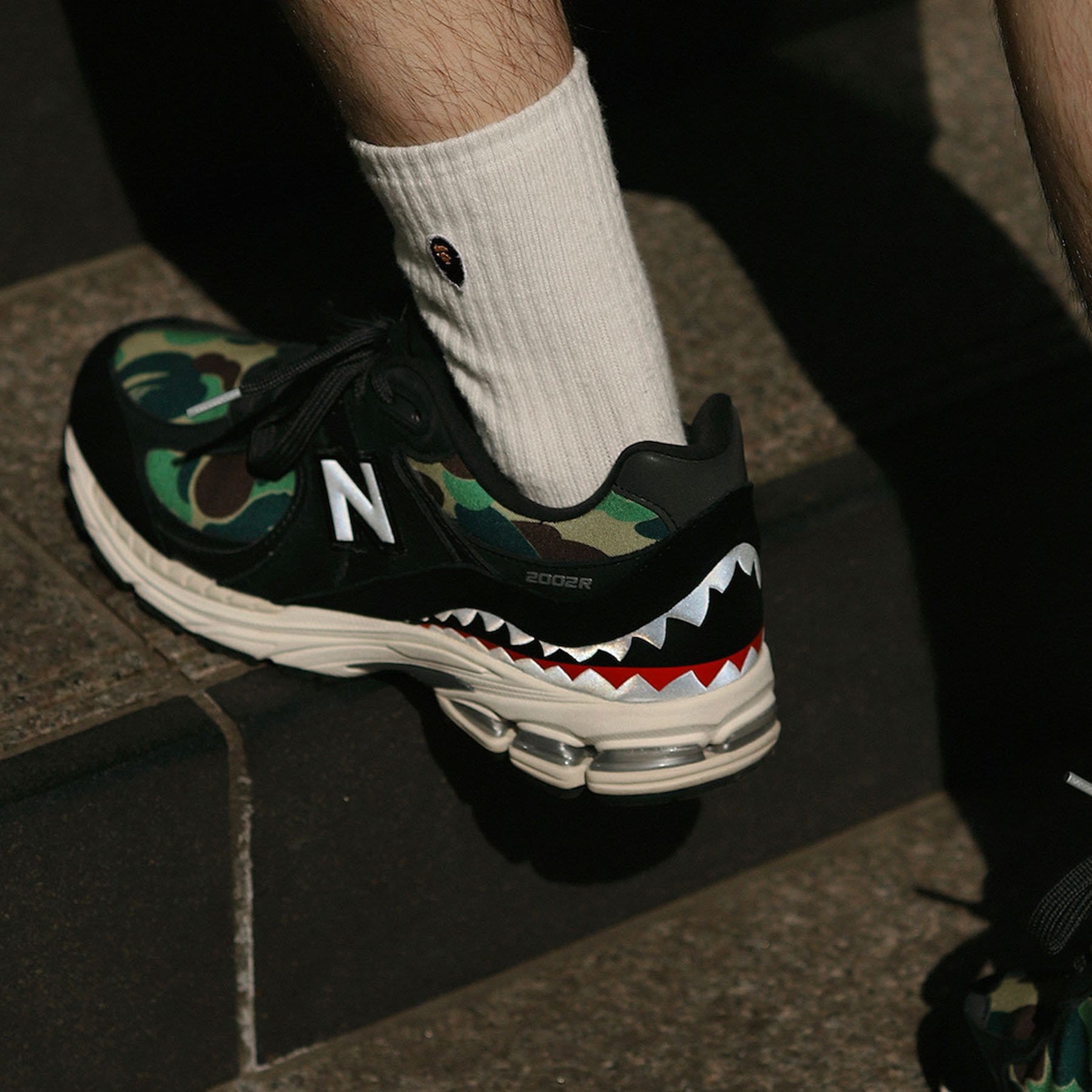 BAPE x 2002R 'Apes Together Strong - Black Camo' - Kick Game