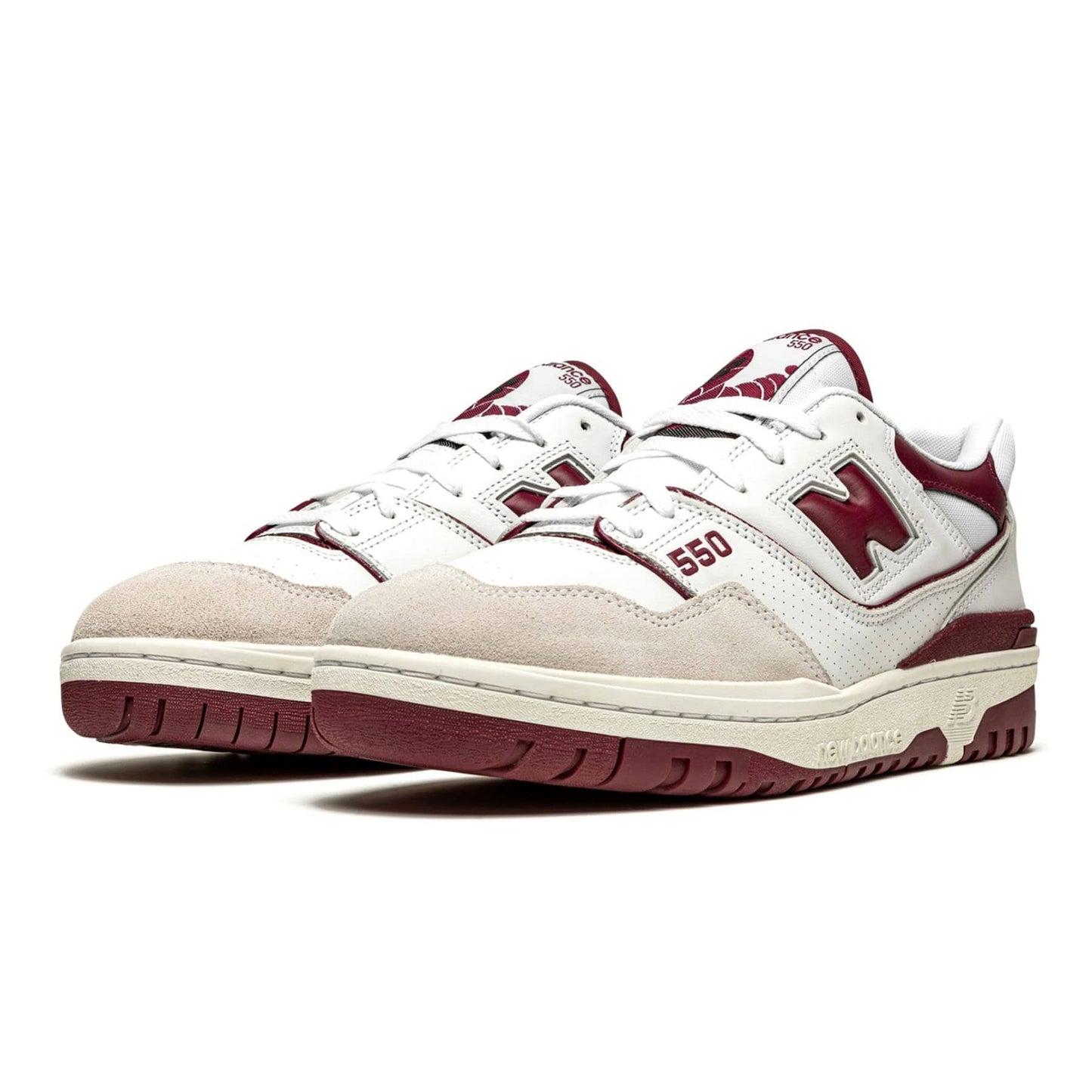 New Balance 550 Sea Salt Burgundy - Kick Game