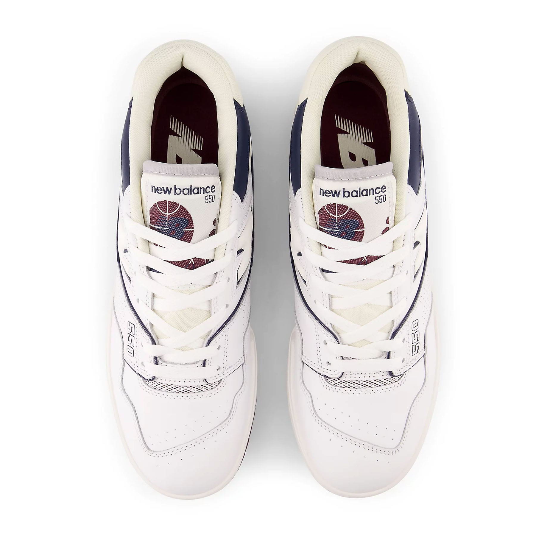 New Balance 550 'White Maroon Natural Indigo' - Kick Game