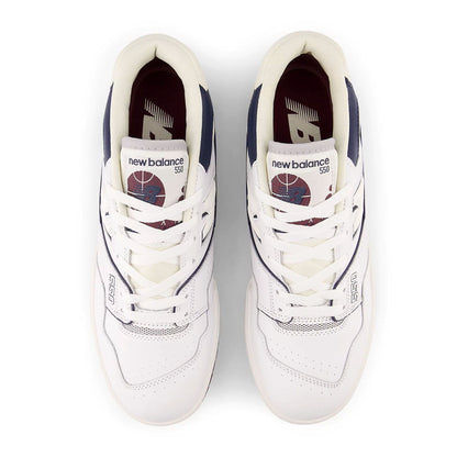 New Balance 550 'White Maroon Natural Indigo' - Kick Game