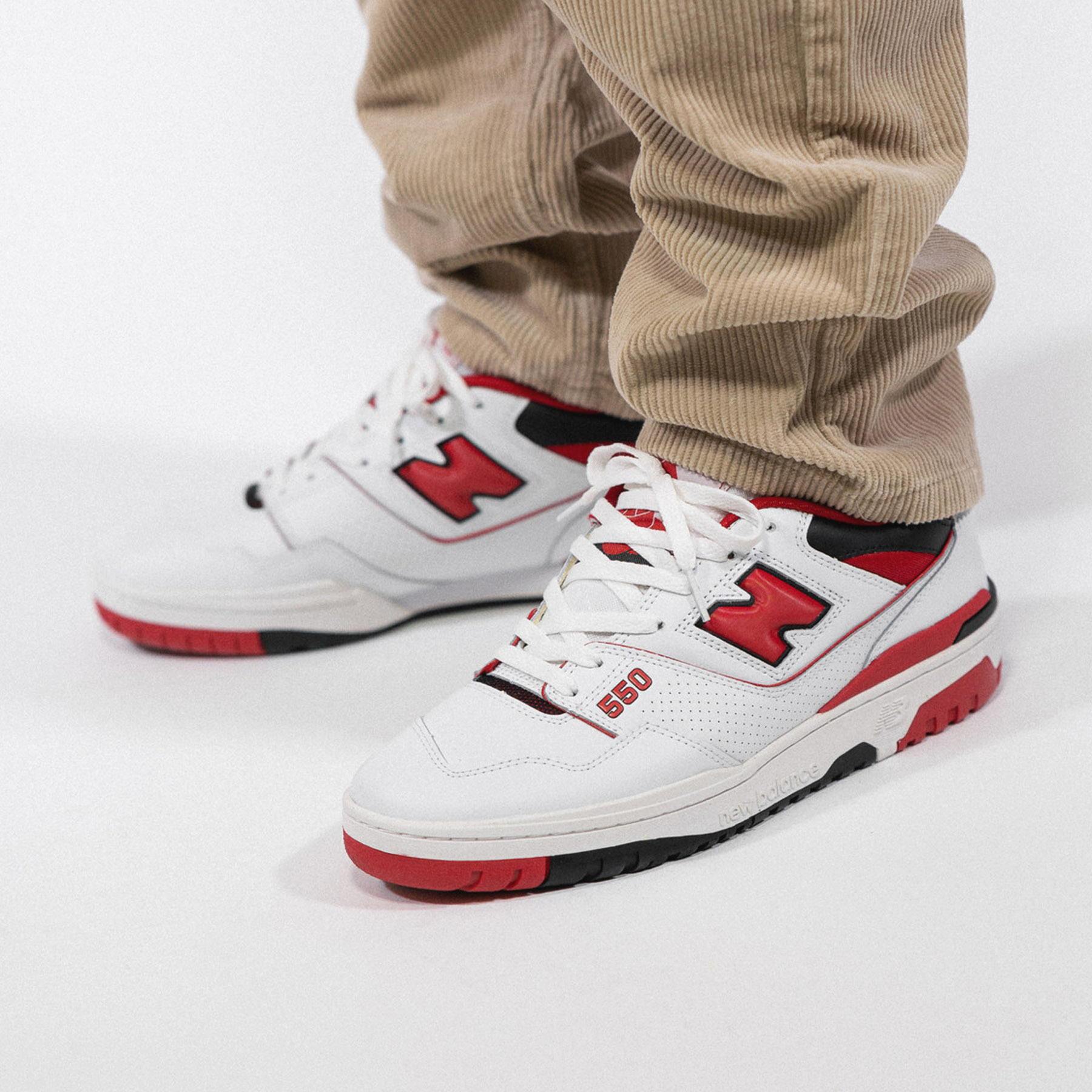 New Balance 550 'White Team Red' - Kick Game