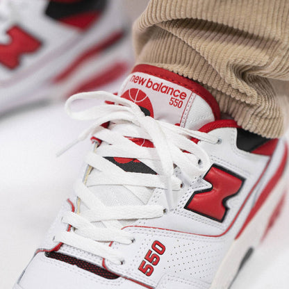 New Balance 550 'White Team Red' - Kick Game