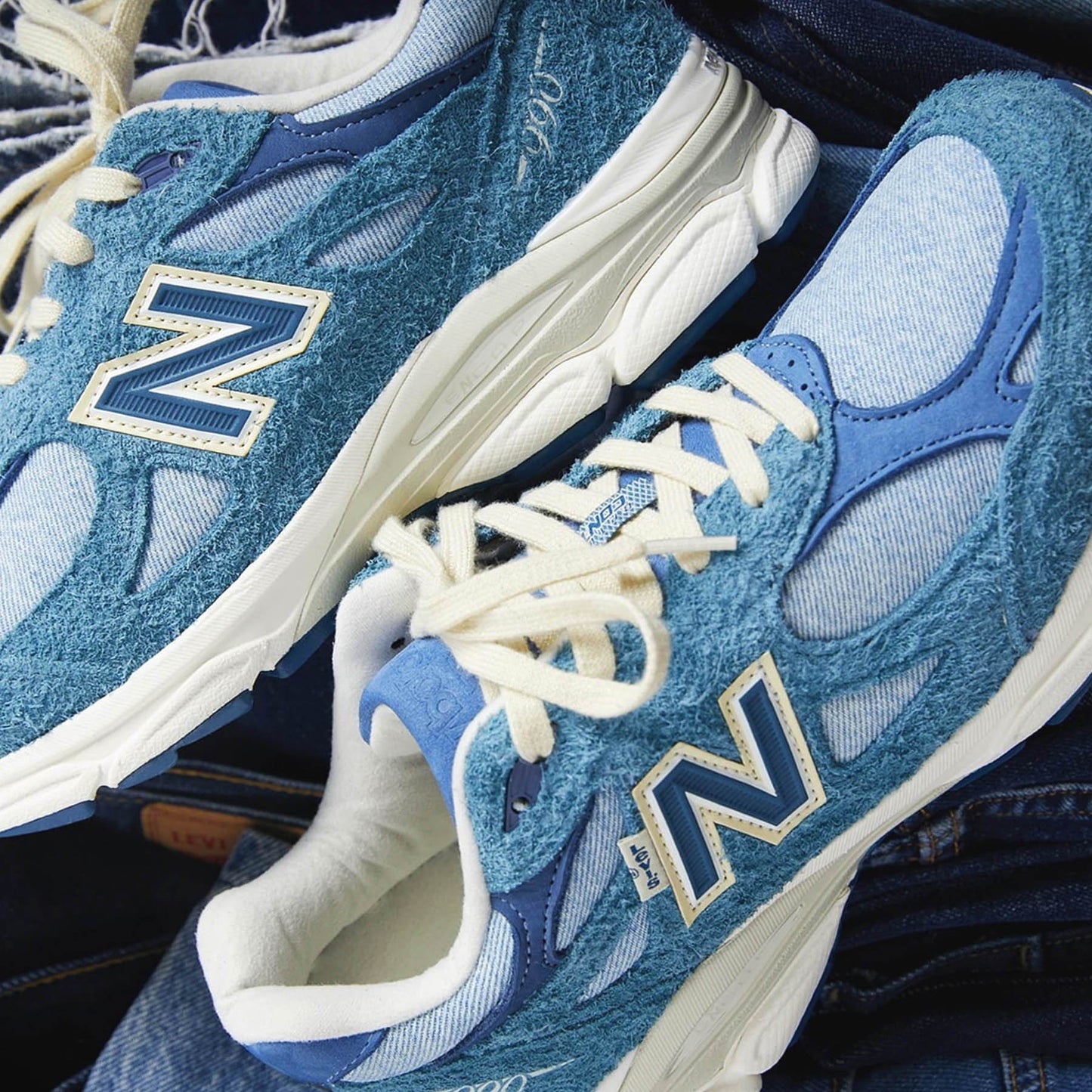 Levi’s x New Balance 990v3 Made In USA 'Mallard Blue' - Kick Game