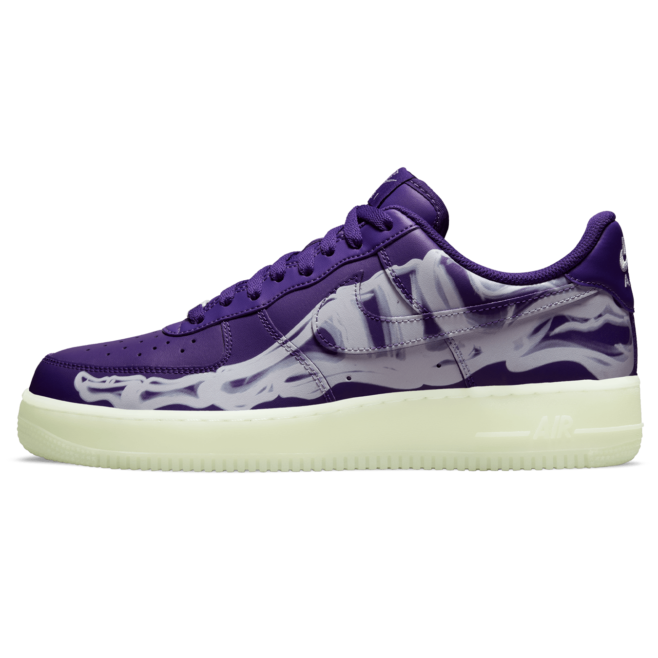 Nike Air Force 1 Low 'Purple Skeleton' - Kick Game