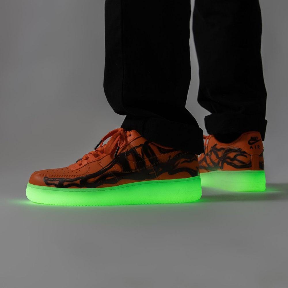 Nike Air Force 1 Low 'Orange Skeleton' - Kick Game