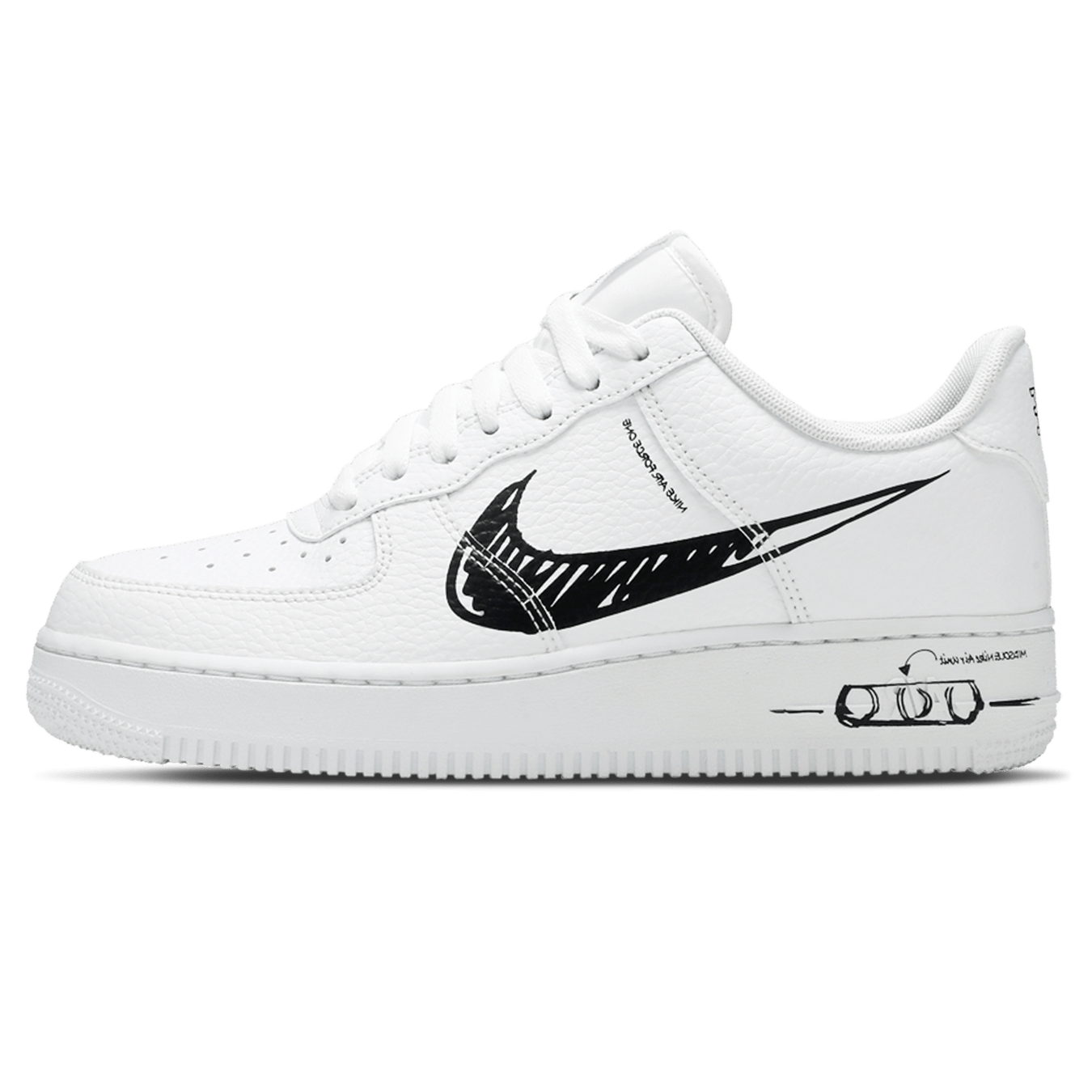 Nike Air Force 1 Low 'Sketch - Black' - Kick Game
