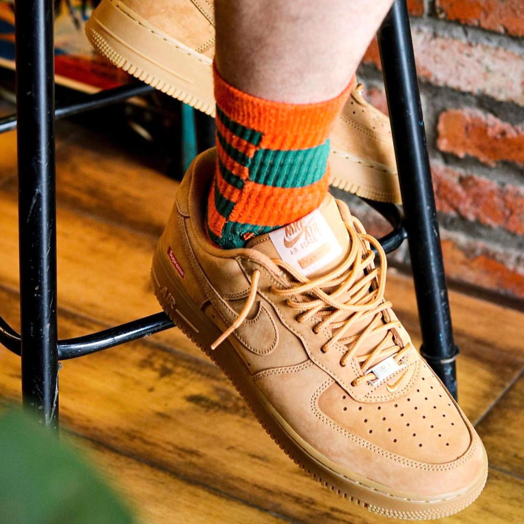 Supreme Nike Air Force 1 Low Flax DN1555-200 Release Date - SBD