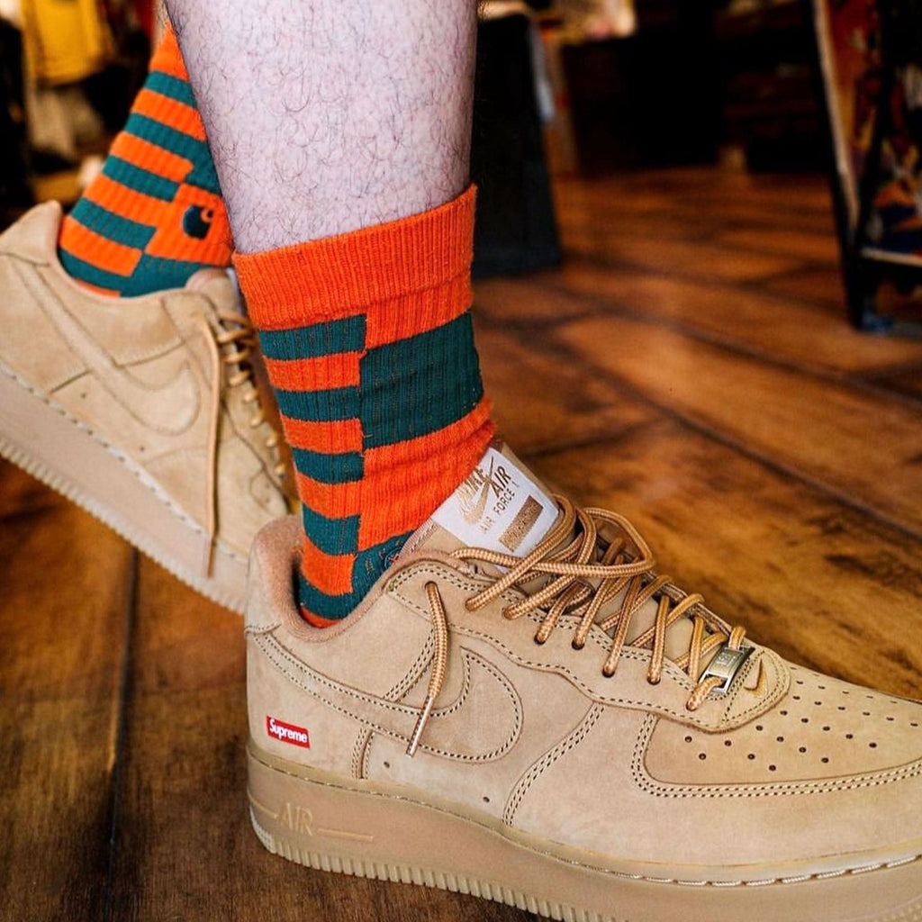 Supreme x Nike Air Force Low SP 'Flax'