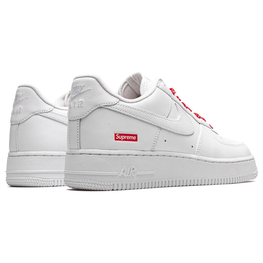 Supreme x Nike Air Force 1 Low 'Box Logo - White' - Kick Game