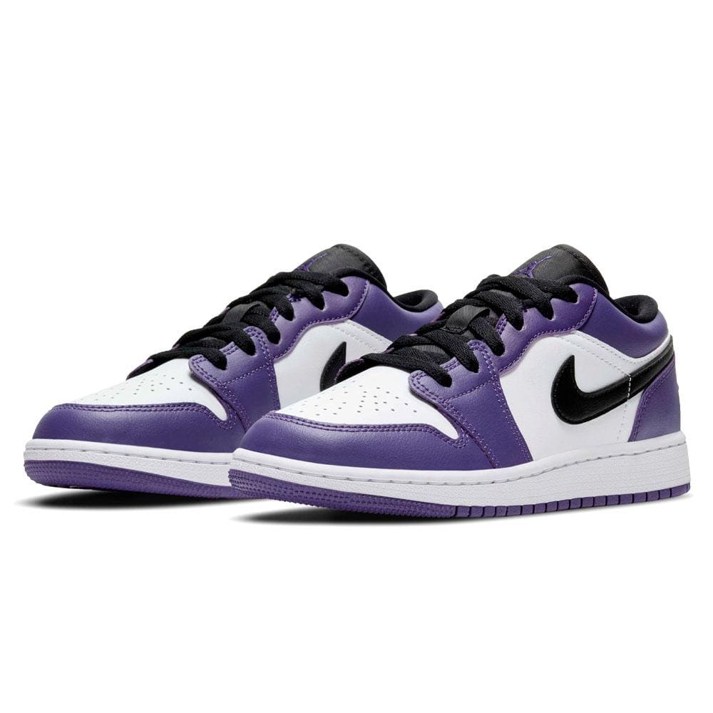 Air Jordan 1 Low GS "Court Purple White" - Kick Game