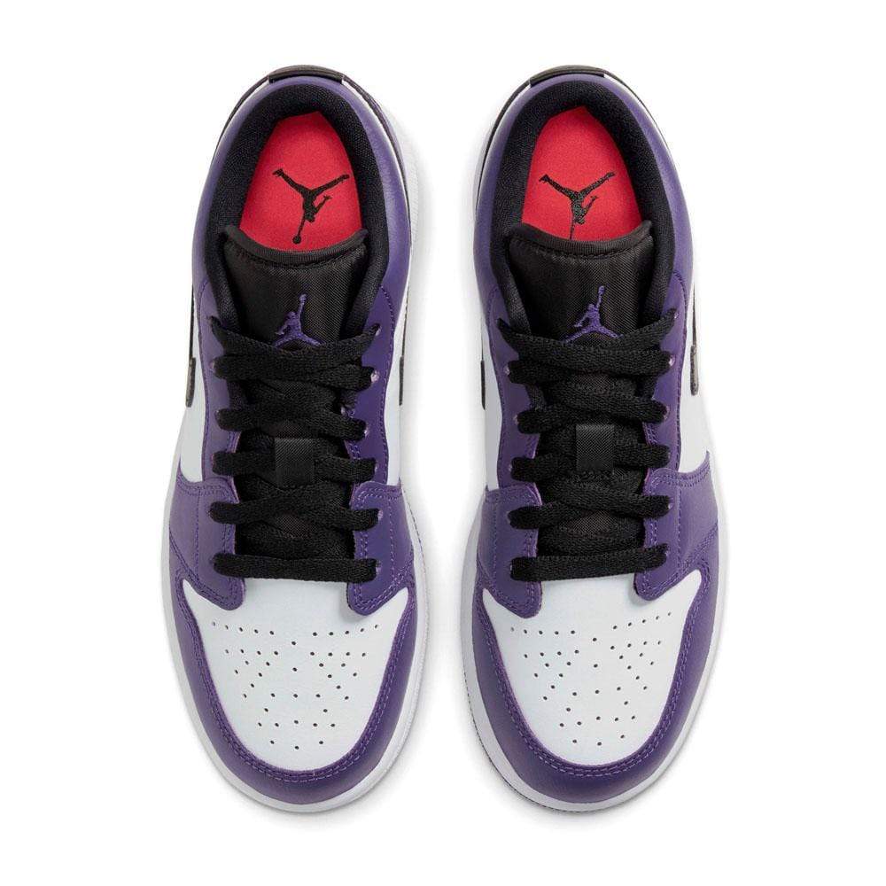Air Jordan 1 Low GS "Court Purple White" - Kick Game