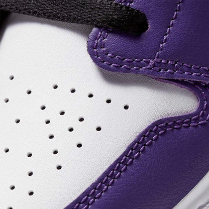 Air Jordan 1 Low GS "Court Purple White" - Kick Game